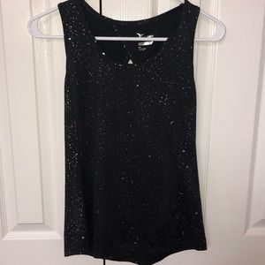 Black and Gold Stars Workout Tank Top✨